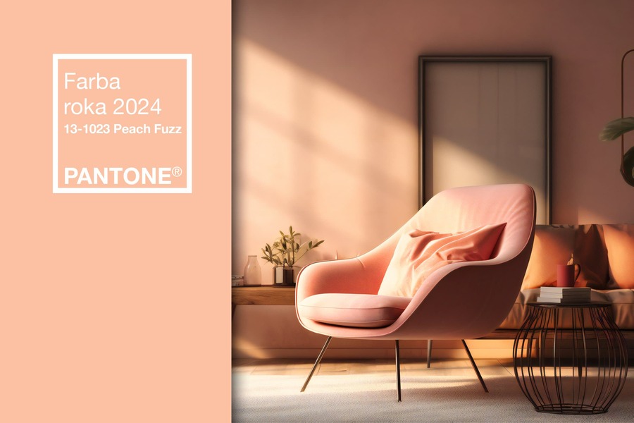 The color of the year 2024 in offices will be peach